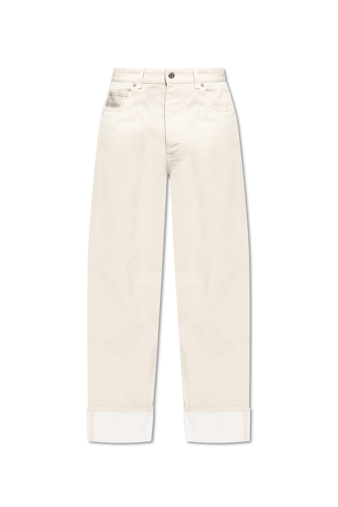 Cream Jeans with pockets Bottega Veneta - Vitkac France